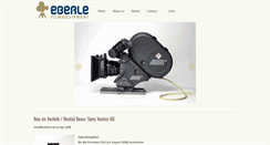 Desktop Screenshot of eberlefilm.com